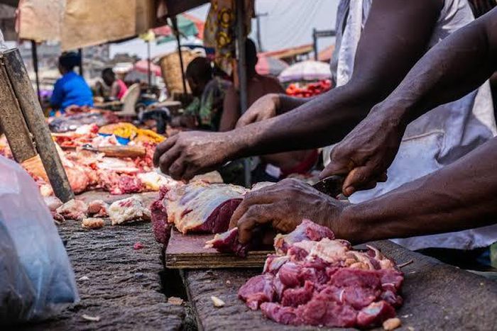 Butcher slumps and dies while attending to customer in Lagos