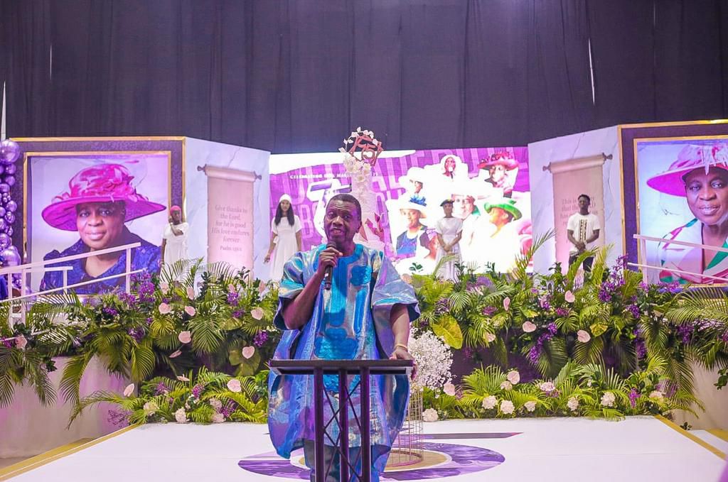 Peek into Pastor Folu Adeboye's grand style 75th birthday. [Twitter:@PastorEAAdeboye]