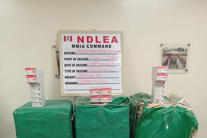 NDLEA intercepts 599,900 tramadol pills from Pakistan [Facebook:NDLEA]