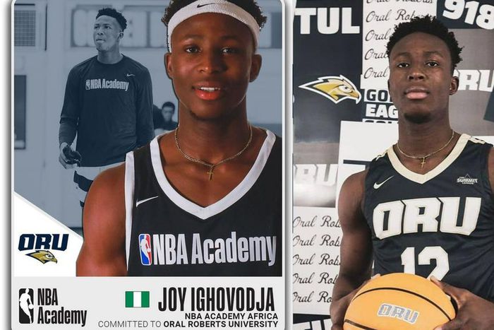 NBA Academy Nigerian Star, Joy Ighovodja Signs for Oral Roberts University Men’s Basketball Team