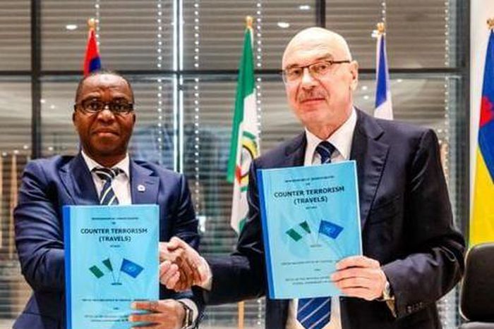 National Coordinator, National Counter Terrorism Centre (NCTC), retired Rear Adm. Yaminu Musa, representing the National Security Adviser, Mallam Nuhu Ribadu, signed MoUs on Counterterrorism with the UN Under-Secretary-General, Office of Counter-Terror...