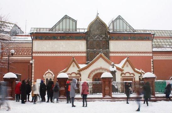Exterior of the Tretyakov Gallery in winter [AdobeStock]