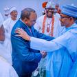 President Muhammadu Buhari at the inauguration lecture. [Facebook:BuhariSallau]