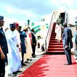 President Bola Tinubu landed at the Presidential Wing of the Nnamdi Azikiwe International Airport, Abuja in the evening of Monday, July 17, 2023. [Daily Trust]