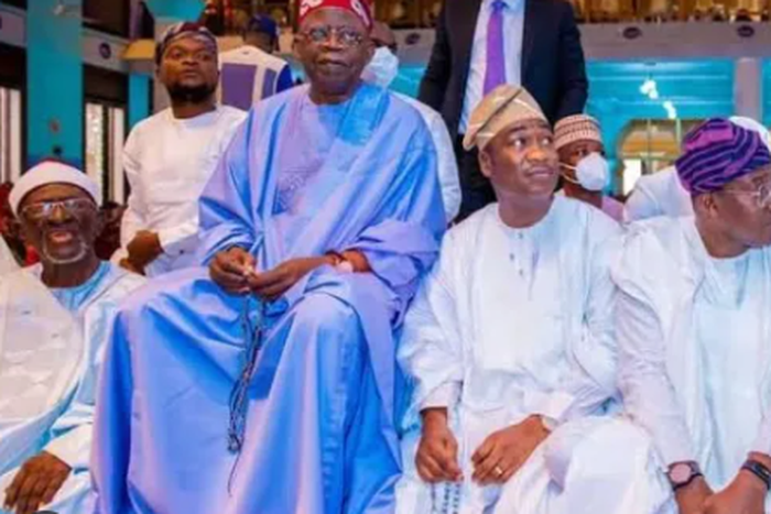 President Tinubu prays at Dodan Barracks Praying Ground