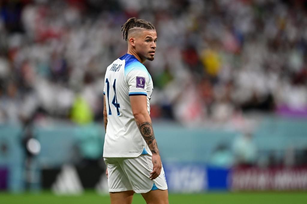 Kalvin Phillips in action for England