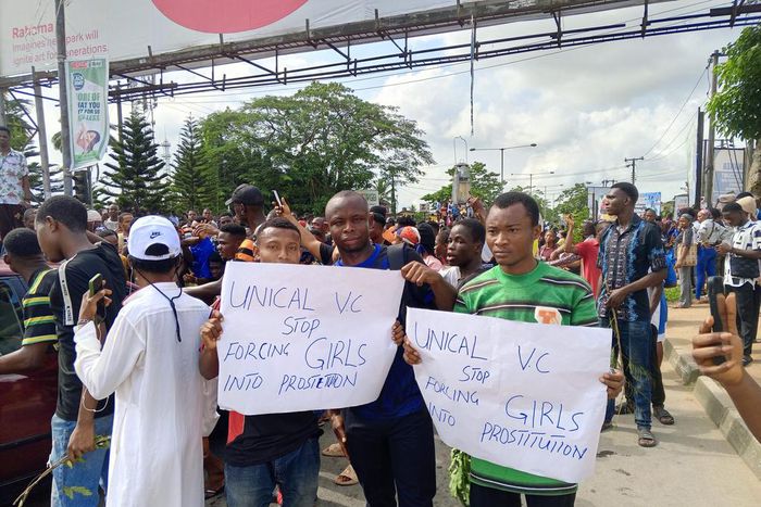 UniCal-students-protest-against-fresh-hike-in-tuition-fees [Punch Newspapers]