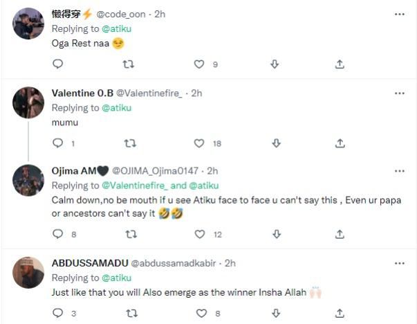 Nigerians react to Atiku Abubakar's tweet about Arsenal and Nigeria