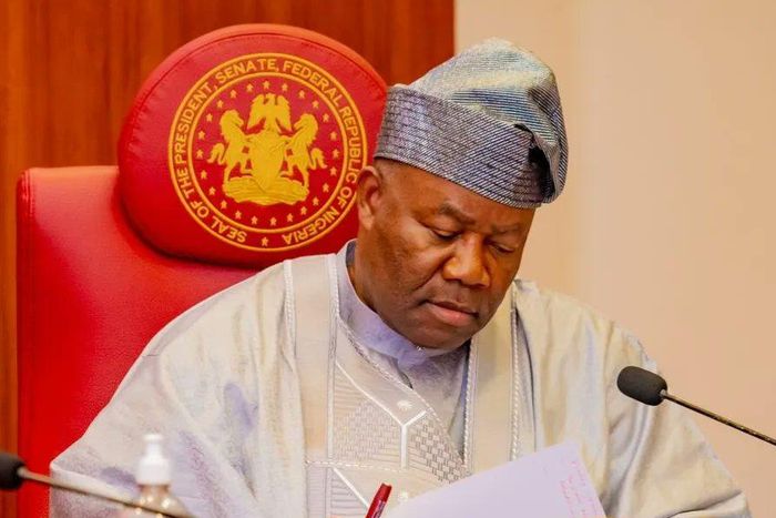 President of the Senate, Godswill Akpabio. [Twitter: Godswill Akpabio]