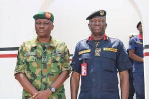 The Commander of the 12 Brigade Nigerian Army, Brig. -Gen Isang Akpaumontia