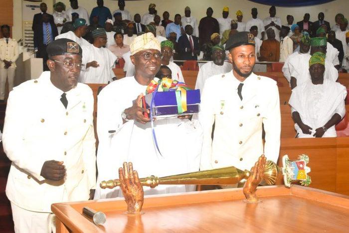 Gov. Babajide Sanwo-Olu of Lagos State Presents the Year 2023 Budget Estimates to the Lagos State House of Assembly on Thursday