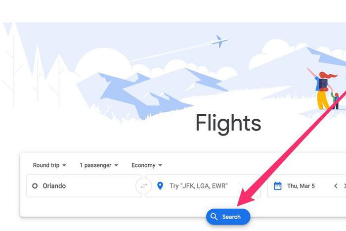 How to book a flight on Google Flights
