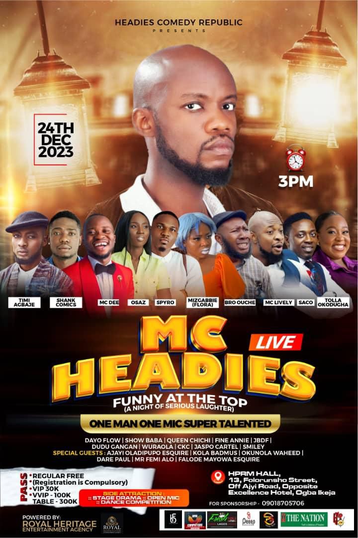 MC headies: Funny  at the top