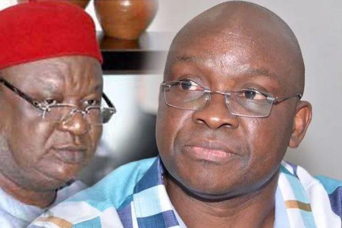 PDP approves the suspension of former Secretary to the Government of the Federation, Sen. Pius Anyim and former Gov. Ayodele Fayose of Ekiti State. (PUNCH)