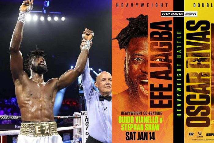 Efe Ajagba to battle WBC Bridgerweight champion Oscar Rivas in 2023