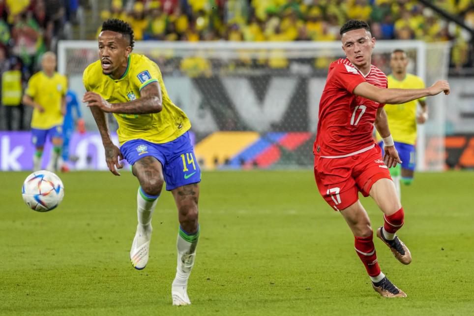 It was a cagey affair in the first half between Brazil and Switzerland