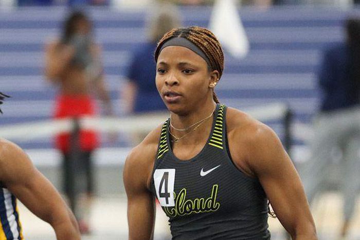 Miracle Thompson clocked PBs in the 60mH and 60m