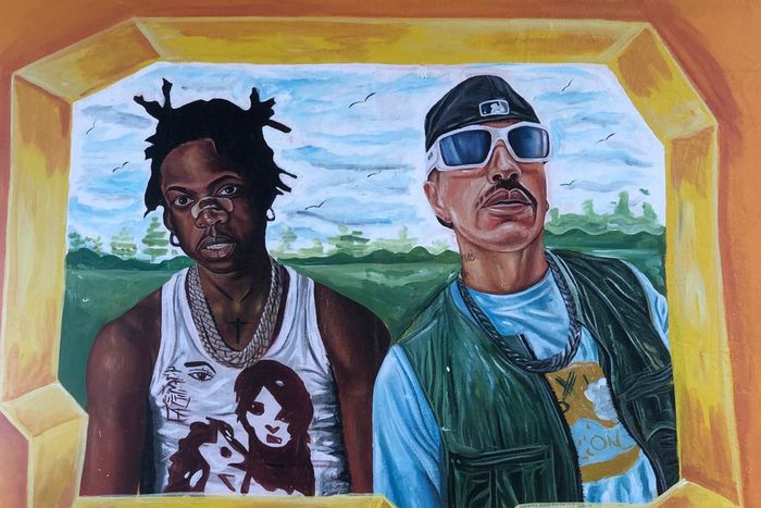 Feid unveils captivating mural to mark collaboration with Rema