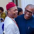 Imo governorship aspirant, Humphrey Anumudu and Labour Party presidential candidate, Peter Obi.