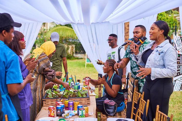 CANDO! Nigeria hosts its second Paint, Sip, and Plant event