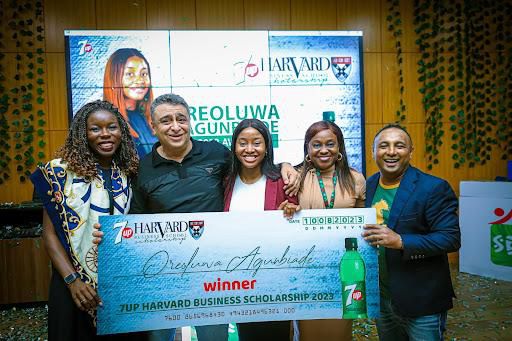 SBC unveils Oreoluwa Agunbiade as 7up Harvard Business School Scholarship winner.