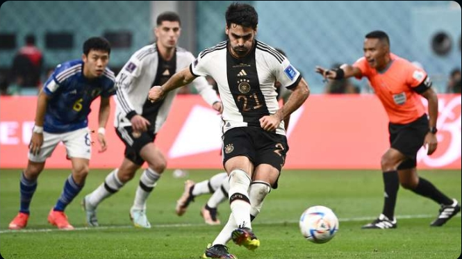 Gundogan scores the opener.