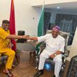 FFK and Kalu fist-bump