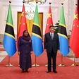 President of Tanzania Samia Suluhu Hassan and President of China, President Xi Xinping