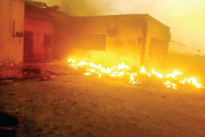 Another INEC facility set on fire in Imo state (TheWill)