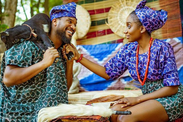 The lovebirds are ready to say 'I do' [Instagram/Kunleremiofficial]