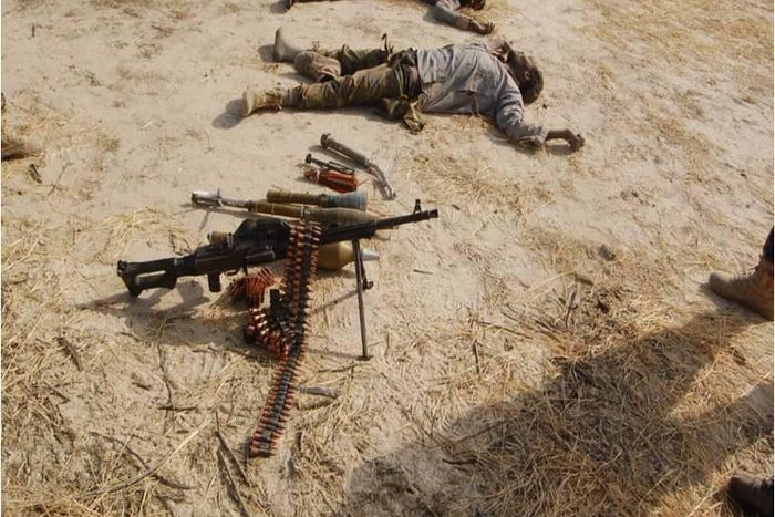 Troops neutralise  Boko Haram terrorists[Twitter/@HQNigerianArmy]