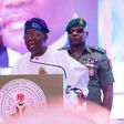 President Bola Tinubu at the colloquium lecture in honour of the Senate President, Godswill Akpabio [Presidency]