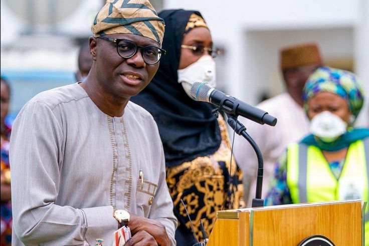 Lagos state Governor, Babajide Sanwo-Olu. [Twitter/@JideSanwoOlu]