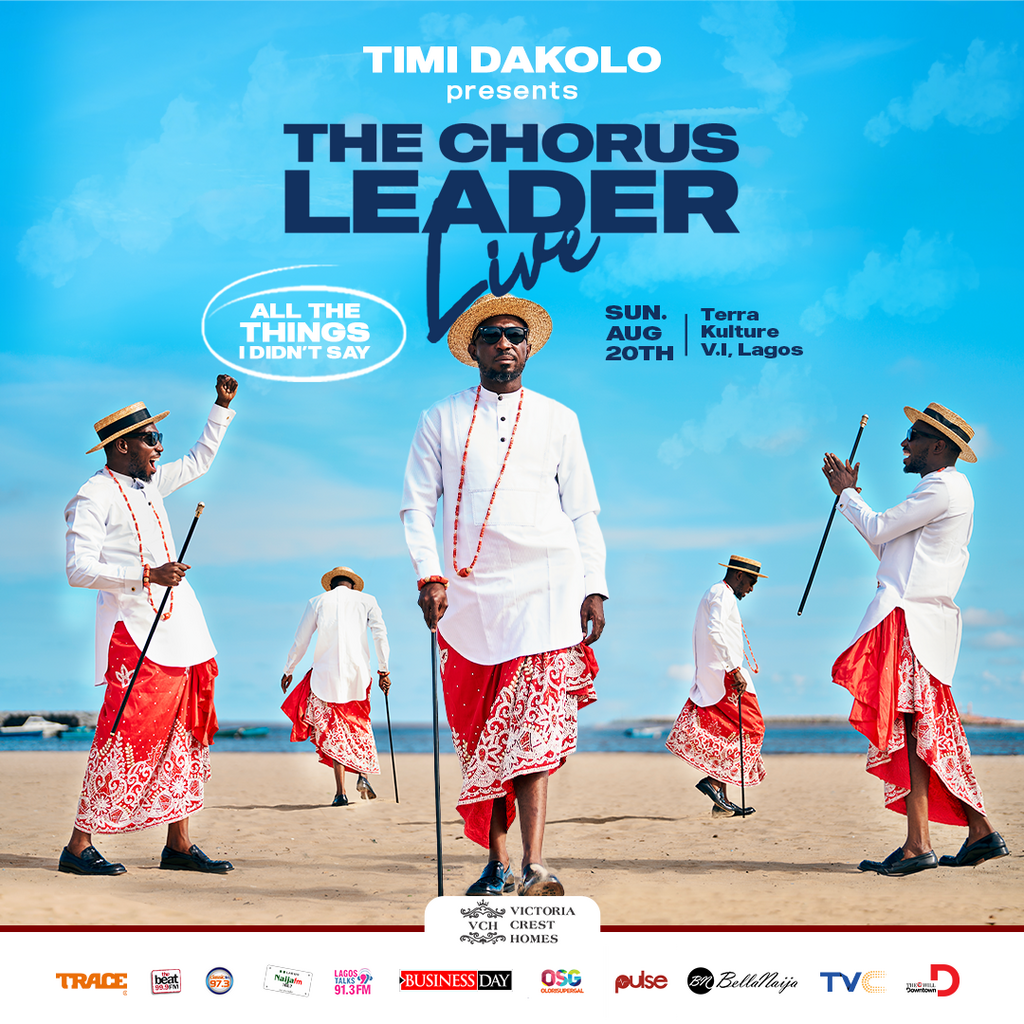 Timi Dakolo to headline his first concert titled 'The Chorus Leader Live, All The Things I Didn't Say' in August