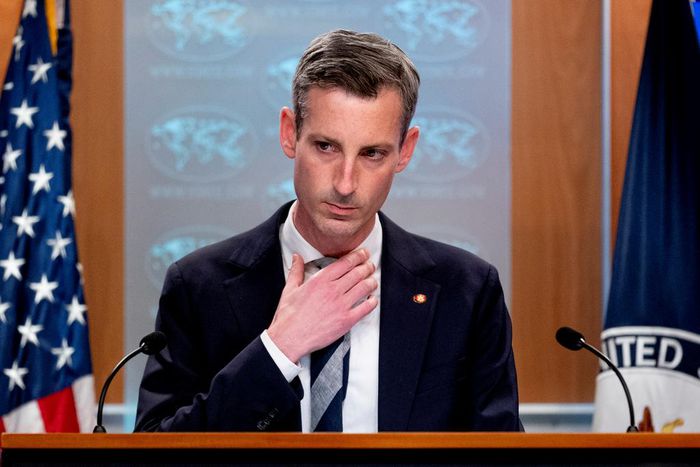 Ned Price, spokesperson for the State Department. [Andrew Harnik/Pool via REUTERS]