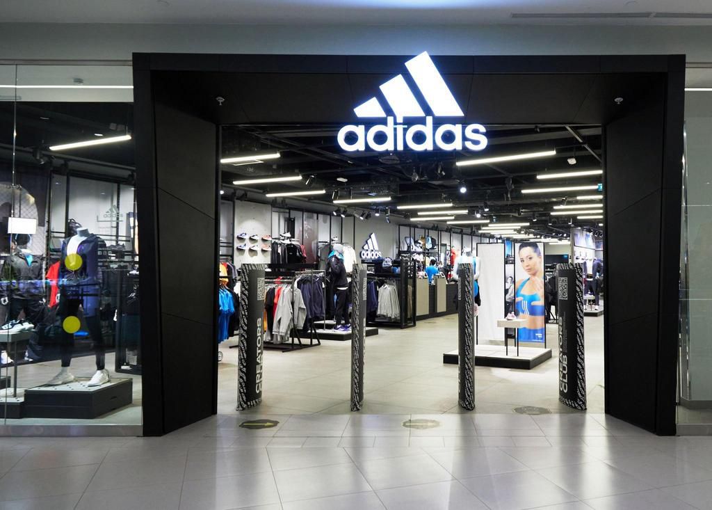A photo of an Adidas shopping mall