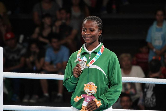 Adijat Gbadamosi, the first Nigerian female boxer