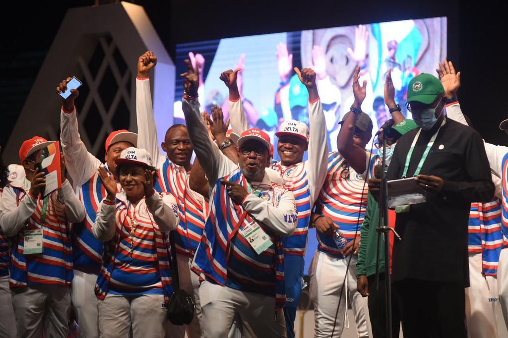 Team Delta state won 2021 National Sports festival in Edo state