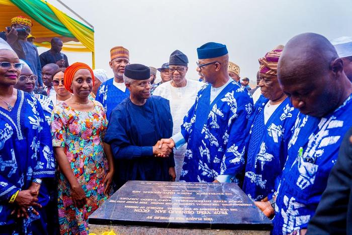 Gateway International Cargo Airport world class – Osinbajo. [Twitter:DapoAbiodun]