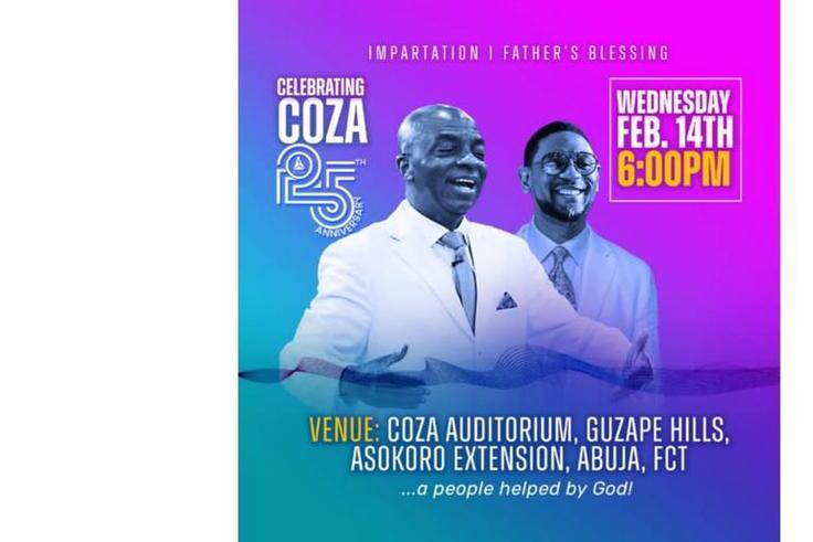 Oyedepo embarks on Apostolic visitation to the commonwealth of Zion assembly