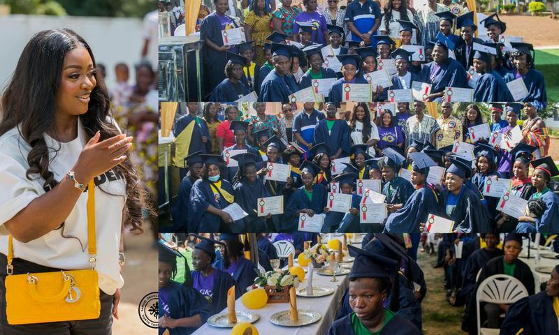 Jackie Appiah gives Akosombo Dam flood victims life-changing jobs to mark 40th birthday