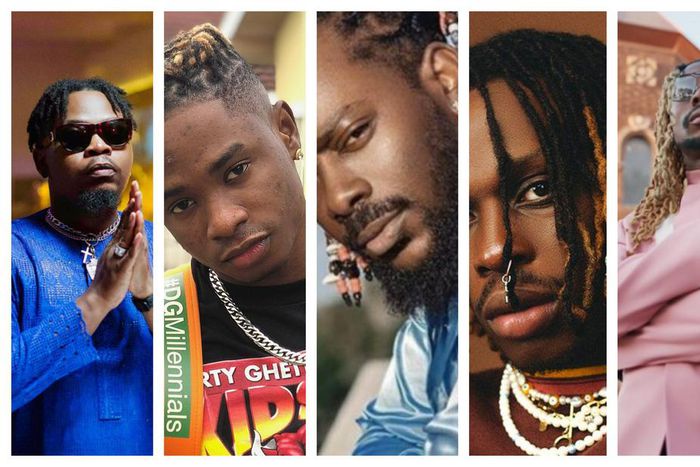 Olamide, Lil Kesh, Adekunle Gold, Fireboy, Asake