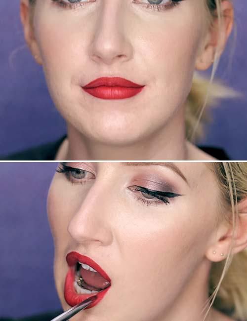 How to wear red lipstick like a pro/Pinterest