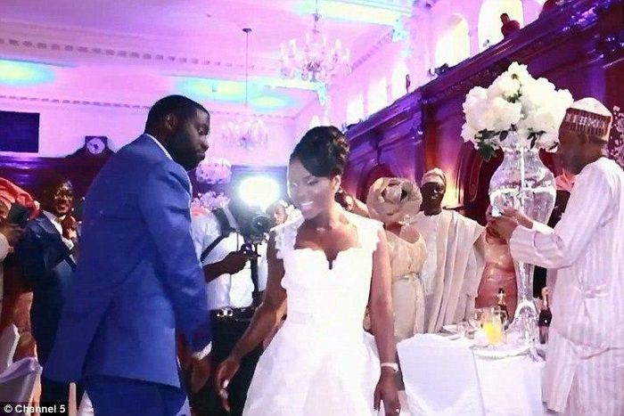 A traditional Nigerian wedding held at The Dorchester pictured in Channel 5 documentary Eamonn & Ruth: How The Other Half Lives