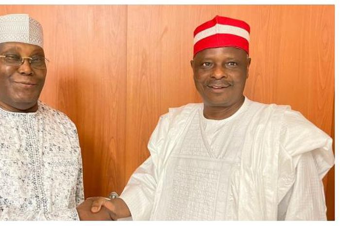 Former Vice President, Atiku Abubakar and former Governor of Kano State, Rabiu Kwankwaso are the national leaders of the PDP and the NNPP respectively. [Channels TV]