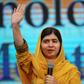 Nobel laureate Malala Yousafzai waves as she arrives for an event with students at Tecnologico de Monterrey University in Mexico City, Mexico, August 31, 2017.