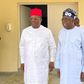Governor Dave Umahi of Ebonyi State and Bola Tinubu. (Punch)