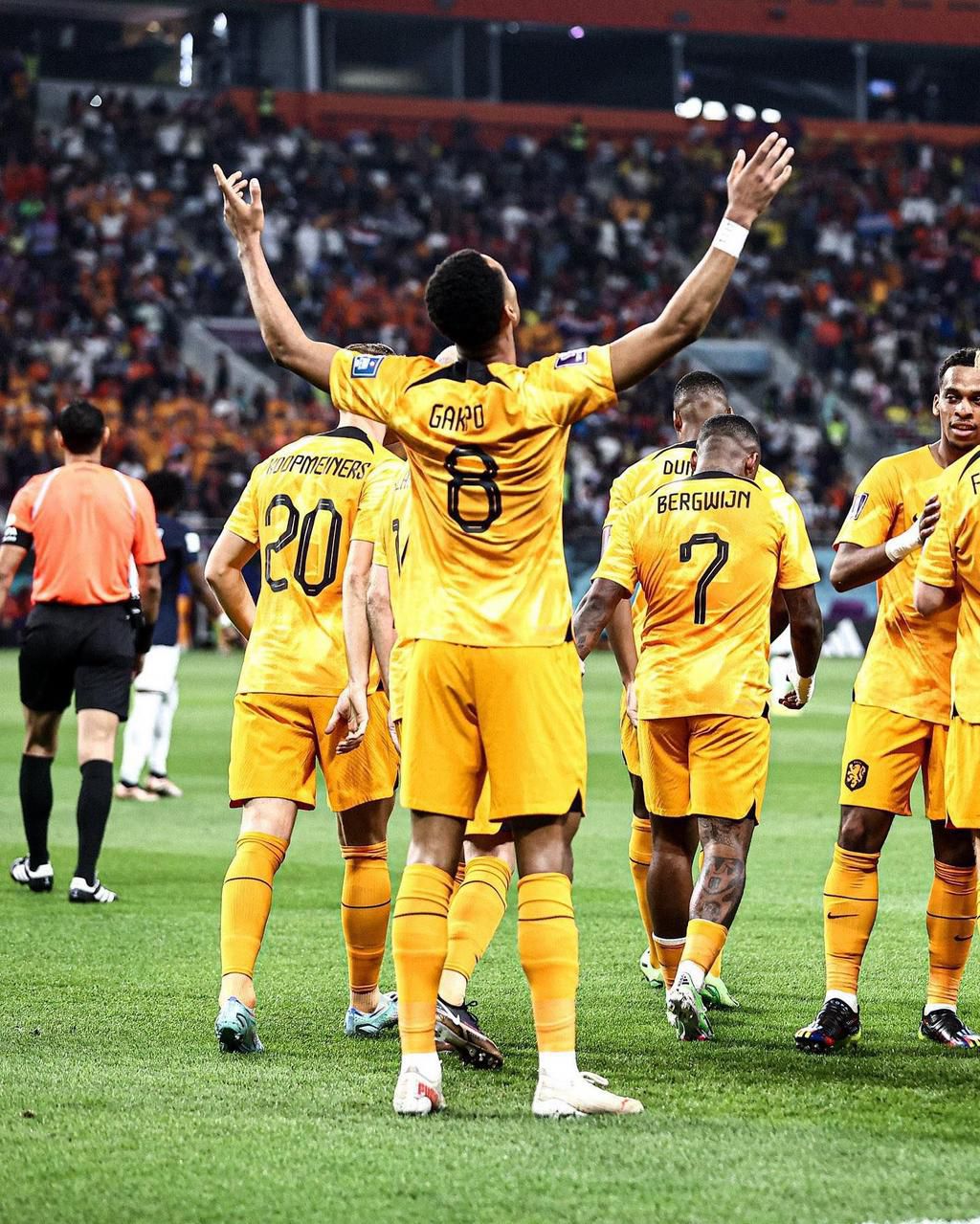 Gakpo has score two of Netherlands' three goals at the 2022 World Cup.