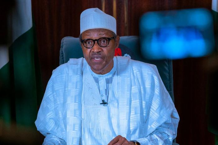 President Muhammadu Buhari delivering his speech delivered October 1st, 2020