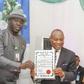 Retired Maj.-Gen. Barry Ndiomu, Interim Administrator of PAP and Head of the Advisory Board, Justice Francis Tabai. [NAN]